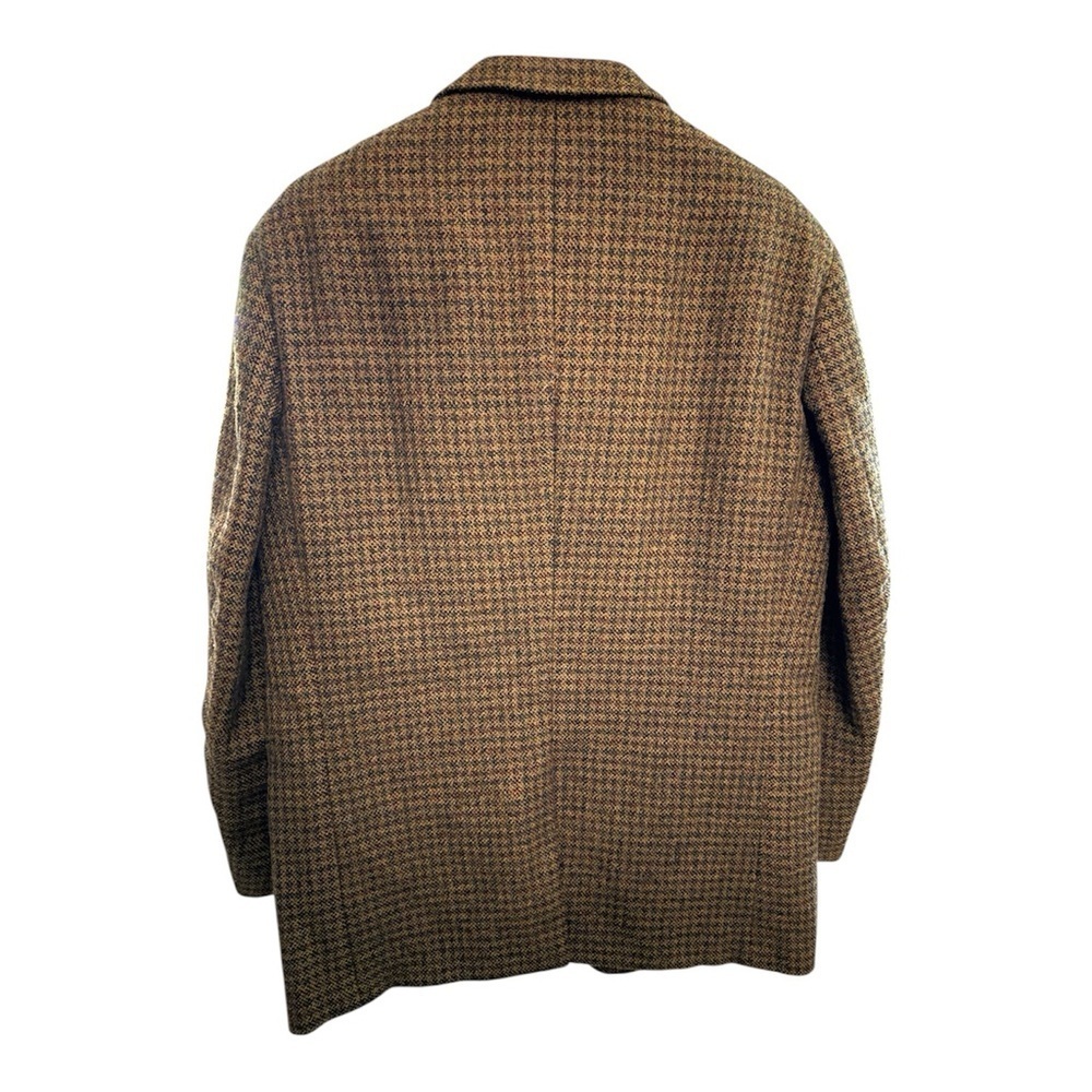 Vintage Heavyweight Wool Plaid Blazer Mens 38R Custom Heritage Jacket - Picture 2 of 8